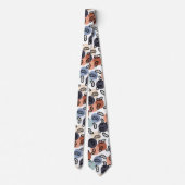 Vintage Mitochondria auf Weiß Krawatte (Rückseite)