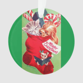 Vintage Mitte- des Jahrhundertsschönes Ornament