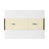 Vintage "mittelalterliche" Hochzeit Einladungsbanderole (Rückseitenbeispiel)