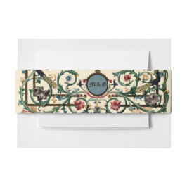 Vintage "mittelalterliche" Hochzeit Einladungsbanderole