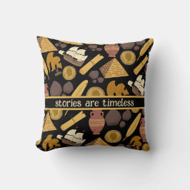 Vintage mittelalterliche Kunstgeschichte Feminist Kissen