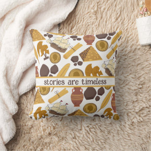 Vintage mittelalterliche Kunstgeschichte Feminist  Kissen