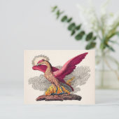 Vintage mittelalterliche Phoenix Postkarte (Stehend Vorderseite)