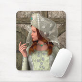 Vintage Mittelalterliche Prinzessin Renaissance Ku Mousepad (Mit Mouse)
