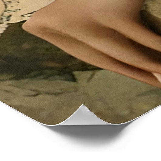 Vintage Mixed-Media-Collage Poster (Ecke)