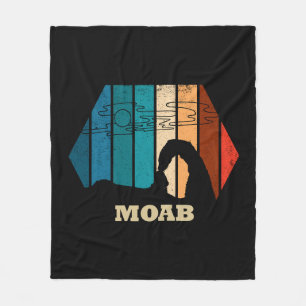 Vintage Moab - Utah - Arches Nationalpark Fleecedecke