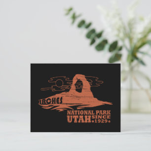 Vintage Moab - Utah - Nationalpark - Arches Feiertagspostkarte