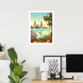 Vintage Mobile Alabama Poster (Heimbüro)
