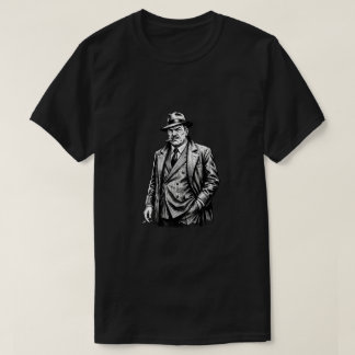 Vintage-Mobster-Chef-Fedora-Zigarre-Noir-Grafik T-Shirt