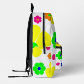 Vintage Mod Bedruckter Rucksack (Links)