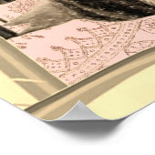 Vintage Mode 1900 Poster (Ecke)