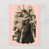 Vintage Mode 1900 Postkarte (Vorderseite)