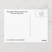 Vintage Mode 1931 Postkarte (Rückseite)