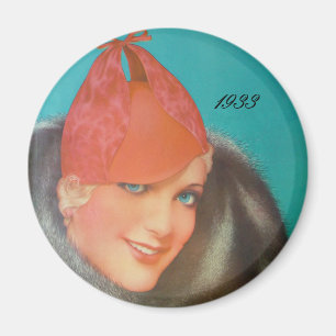 Vintage Mode 1933 Magnet
