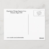 Vintage Mode 1933 Postkarte (Rückseite)