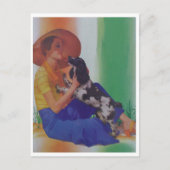 Vintage Mode 1933 Postkarte (Vorderseite)