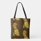 Vintage Mode auf der gesamten Tasche (Rückseite)