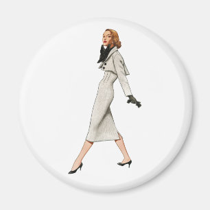 Vintage-Mode-Bildmagnet Magnet