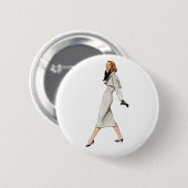 Vintage-Mode-Bildschaltfläche Button (Vorne & Hinten)