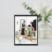 Vintage Mode Einladung (Stehend Vorderseite)