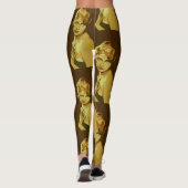 Vintage Mode-Leggings Leggings (Rückseite)