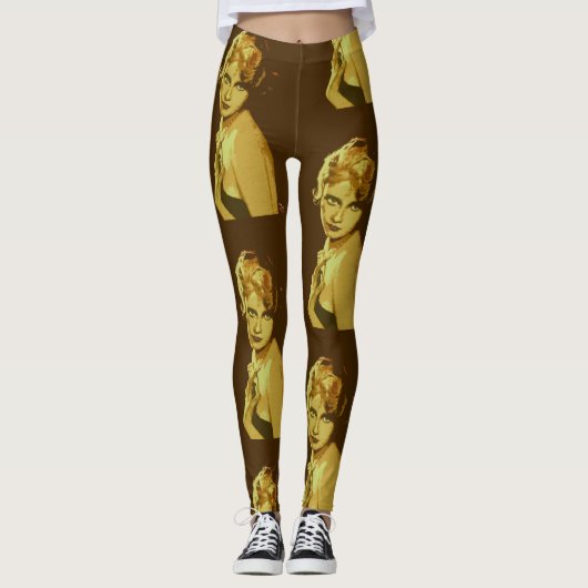 Vintage Mode-Leggings Leggings (Vorderseite)