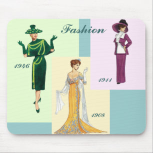 Vintage-Mode-Mauspad Mousepad