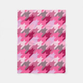 Vintage Mode - Muster Moderner Frühling Fleecedecke (Vorderseite)