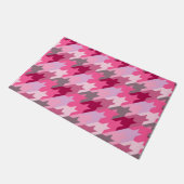 Vintage Mode - Muster Moderner Frühling Fußmatte (Schrägansicht)