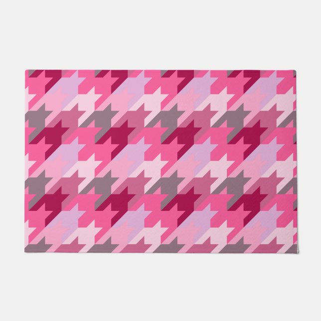 Vintage Mode - Muster Moderner Frühling Fußmatte (Vorderseite)