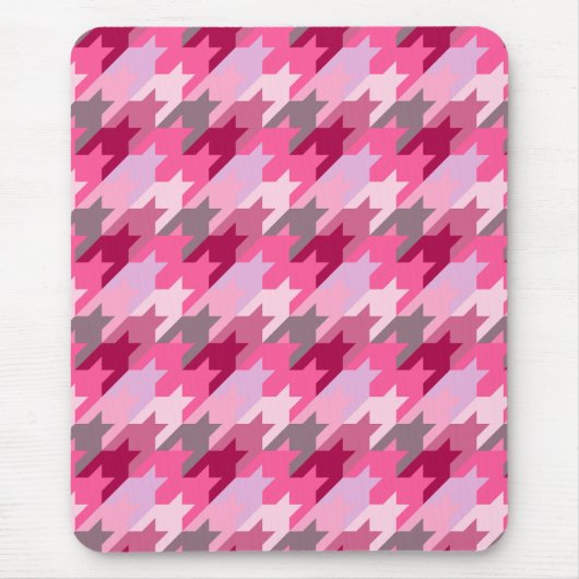 Vintage Mode - Muster Moderner Frühling Mousepad (Vorne)