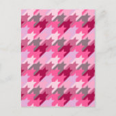 Vintage Mode - Muster Moderner Frühling Postkarte (Vorderseite)