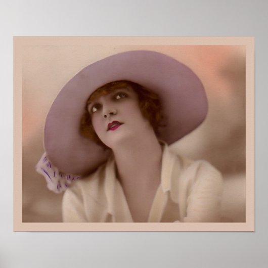 Vintage Mode "Pink Lady" Poster (Vorne)