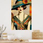 Vintage Mode Poster (Küche)