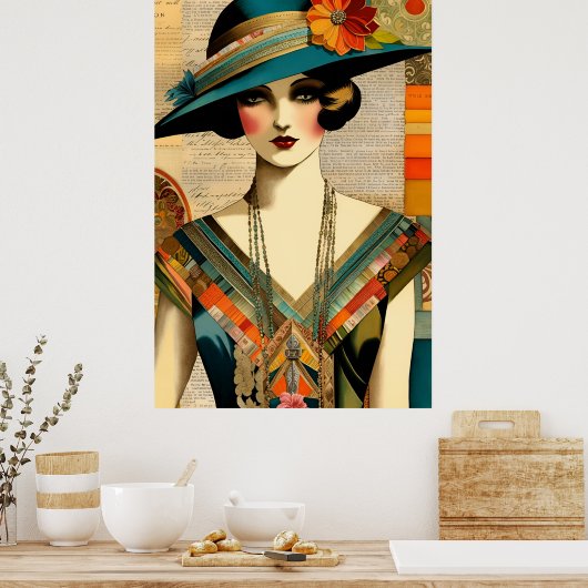 Vintage Mode Poster (Küche)