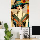 Vintage Mode Poster (Heimbüro)