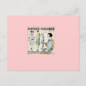 Vintage Mode Postkarte (Vorderseite)