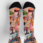 Vintage Mode Socken (Oben)