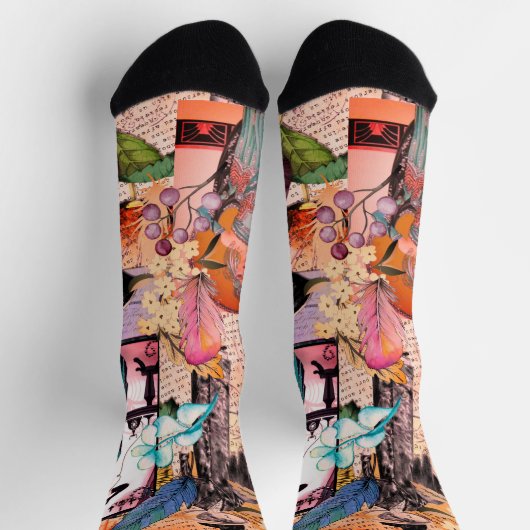 Vintage Mode Socken (Oben)