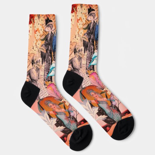 Vintage Mode Socken (Rechts)