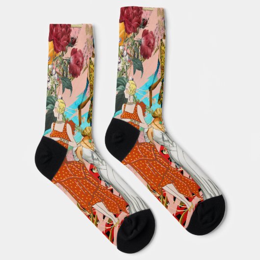 Vintage Mode Socken (Rechts)