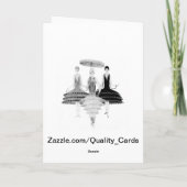 Vintage Modeborzoi-Kunst Karte (Rückseite)