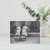 Vintage Modefotografie Postkarte (Stehend Vorderseite)