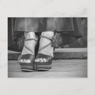 Vintage Modefotografie Postkarte