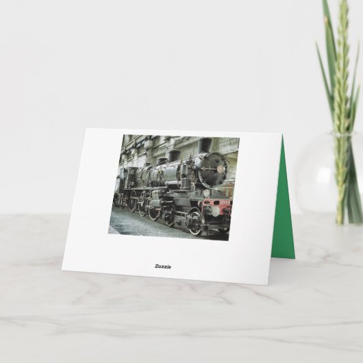 Vintage Modellbahn Karte (Rückseite)