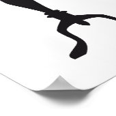 Vintage Modemannequins Silhouetten Poster (Ecke)