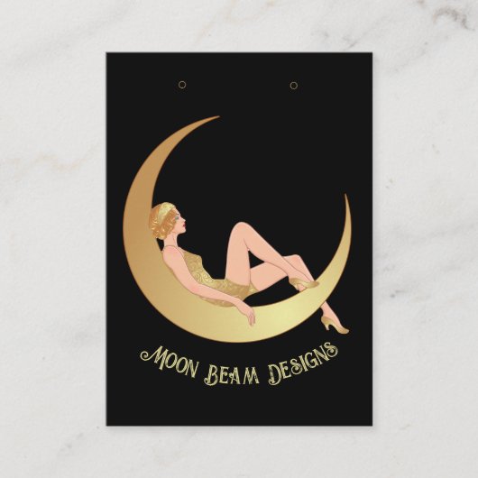 Vintage ModemEarring-Karte Visitenkarte (Vorderseite)