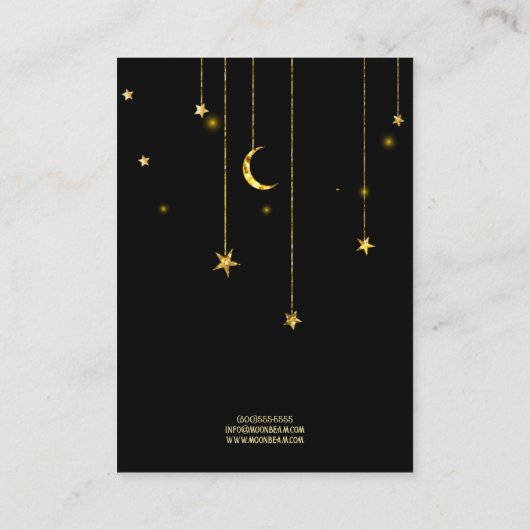 Vintage ModemEarring-Karte Visitenkarte (Rückseite)