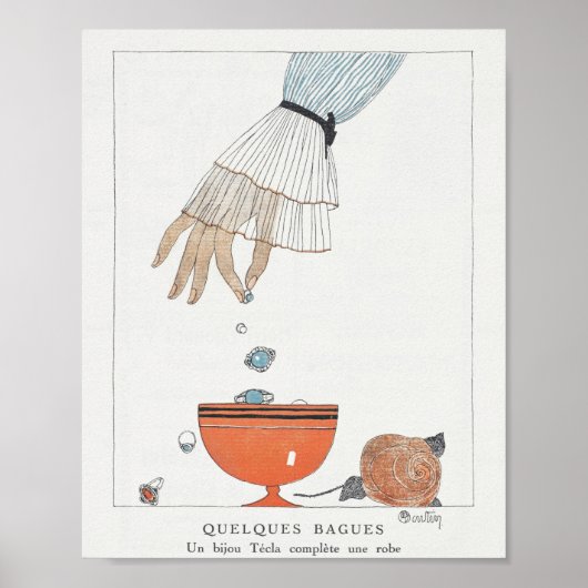 Vintage Modeplatte 1914 Poster (Vorne)