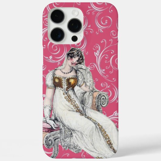 Vintage Modeplatte Case-Mate iPhone Hülle (Rückseite)